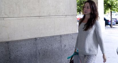 La juez Mercedes Alaya, a su llegada hoy a los juzgados de Sevilla.
