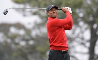 Tiger, en el pasado Farmers Insurance Open, en enero.