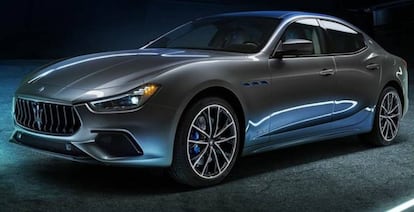 Modelo de Maserati Ghibli Hybrid.