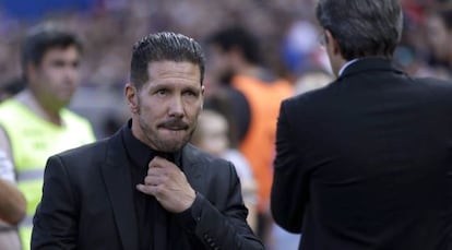 Simeone tras el partido de este sábado contra el Barça.