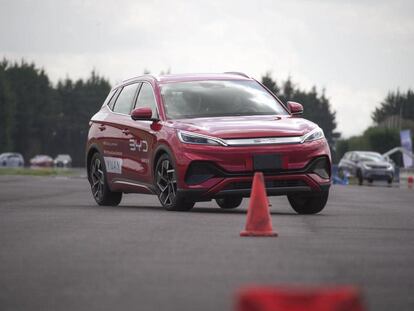 A vehicle from the Chinese automaker BYD, in a promotional image on social media.