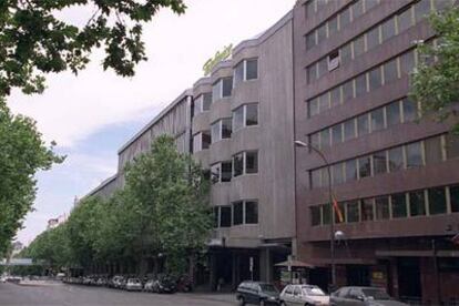 Edificio de Telefónica de la calle de Ríos Rosas, en Madrid.