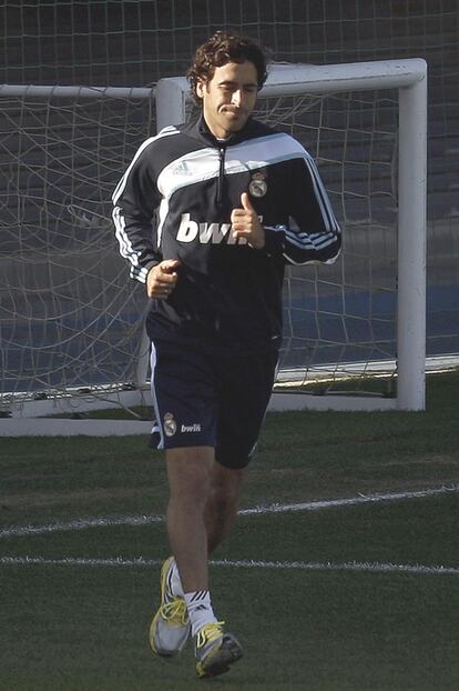 Raúl, el día siguiente a la eliminación contra el Alcorcón.