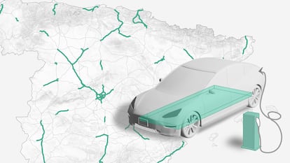 Por España en coche eléctrico: el mapa de los puntos de carga muestra lo lejos que se puede ir (todavía no mucho)