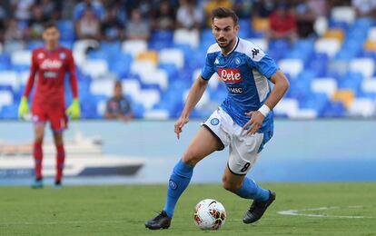 Fabián durante el Napoli - Sampdoria del sábado pasado.