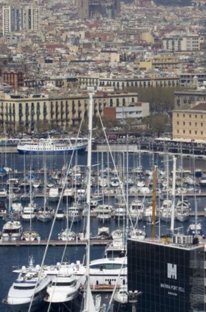 Vista del Port Vell de barcelona