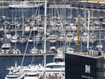 Vista del Port Vell de barcelona