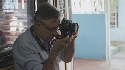 El fotoperiodista Gervasio Sánchez, en una imagen del programa 'En primicia', cedida por RTVE.