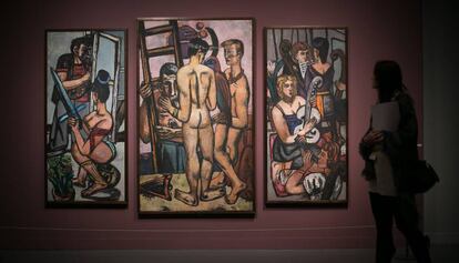 El tríptico 'Los Argonautas', de Max Beckmann (1950).