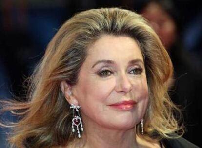 La actriz Catherine Deneuve.