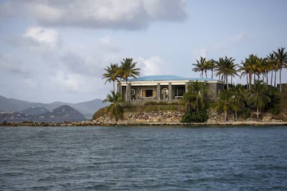 Otra vista de la isla de Epstein.