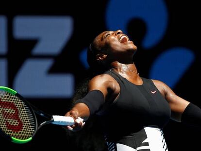 Serena Williams, durante un partido del &uacute;ltimo Open de Australia.