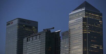 Canary Wharf, en Londres.