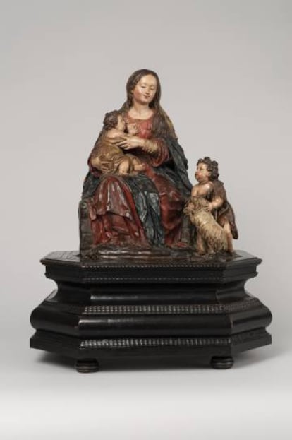 'Virgen con Jesús y San Juan Bautista', de La Roldana.