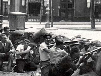 Barricada Carrer Valldoncella-Ronda Sant
