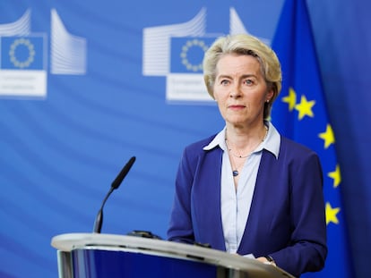 La presidenta de la Comisión Europea, Ursula von der Leyen.