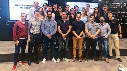 Algunos de los ganadores de la Startup Competition 2019 que organizaron LaLiga y el GSIC.