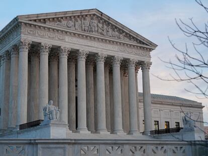 El Tribunal Supremo de Estados Unidos, en Washington, en una imagen de archivo.