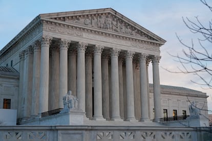 El Tribunal Supremo de Estados Unidos, en Washington, en una imagen de archivo.