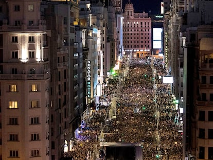 Manifestación del 8-M celebrada este año en Madrid.