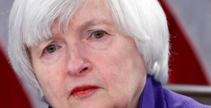 Janet Yellen, presidenta de la Fed hasta febrero pr&oacute;ximo.