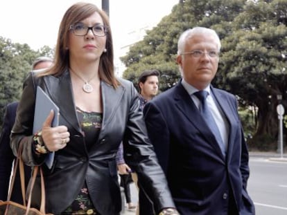 La alcaldesa de Elche, Mercedes Alonso, ante el Tribunal Superior de Justicia valenciano.