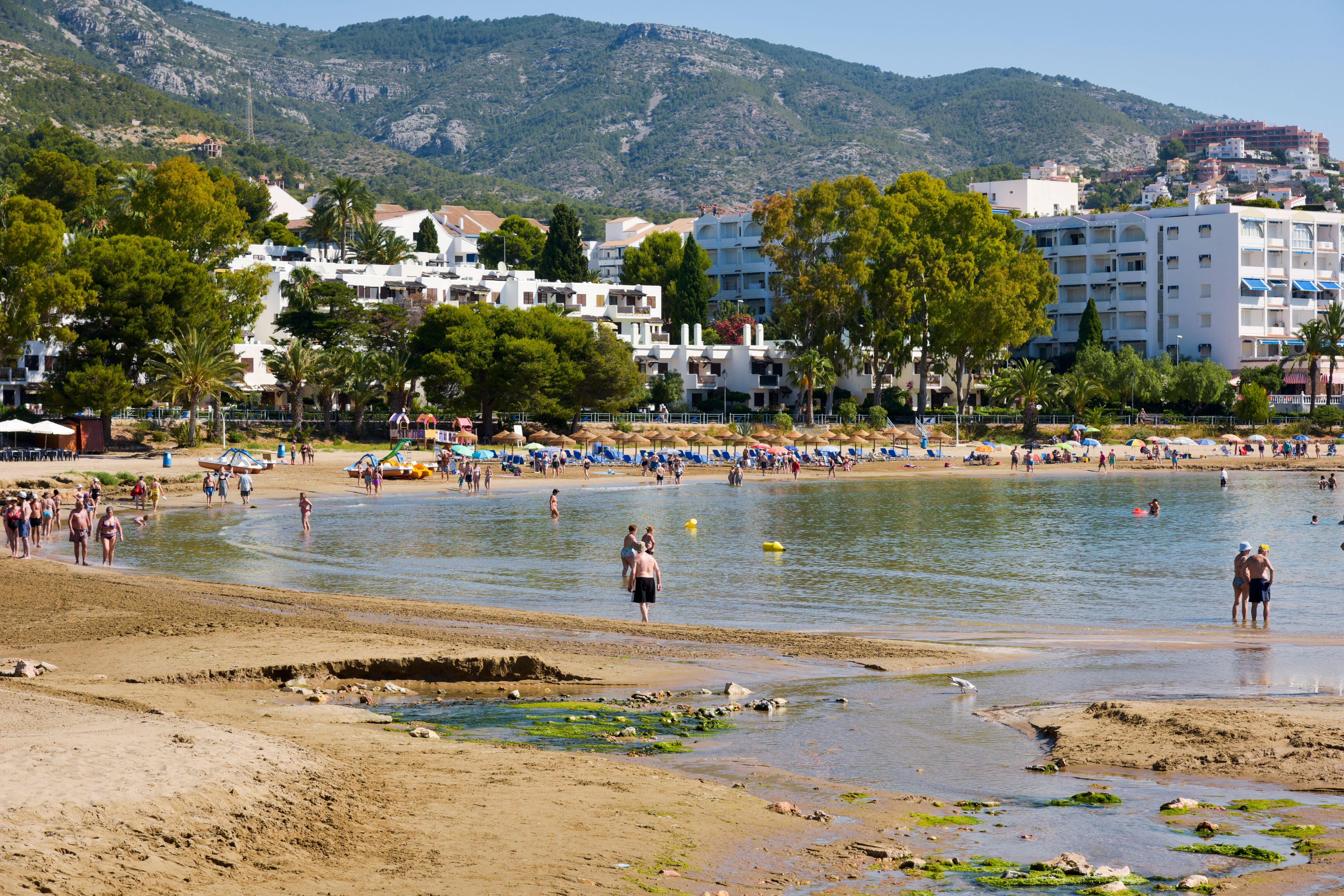 Playa de Les Fonts, en el término municipal de Alcalà de Xivert (Castellón). 