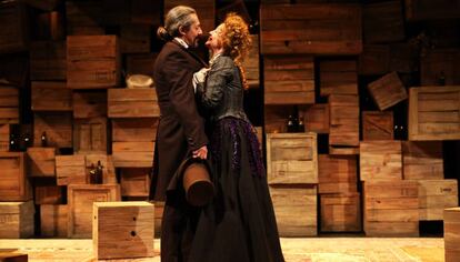 Jesús Noguero y Manuela Paso, en un momento de la obra.
