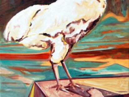 'Mike the headless chicken', una de las obras expuestas en La Capella.