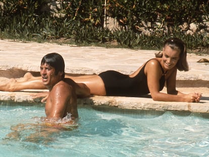 Alain Delon y  Romy Schneider en 'La piscina'.
