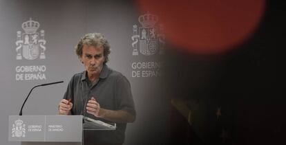 El director del Centro de Coordinación de Alertas y Emergencias Sanitarias (CCAES), Fernando Simón.