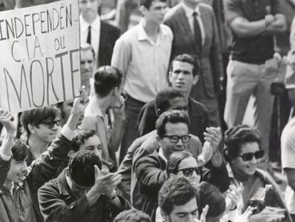 Manifestação no Rio de Janeiro em junho de 1968.