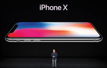 Presentación del iPhone X.