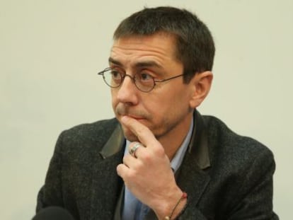 Juan Carlos Monedero, uno de los fundadores de Podemos.