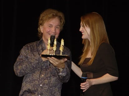 Michael Cimino y Julianne Moore