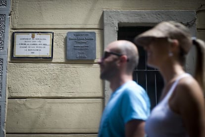 Fachada de la casa de Emilia Llorca, en la calle dels Pescadors n&ordm; 49