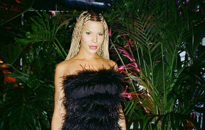 La modelo Munroe Bergdorf en una foto de su Instagram.