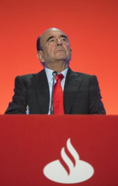 Emilio Bot&iacute;n, presidente de Banco Santander.