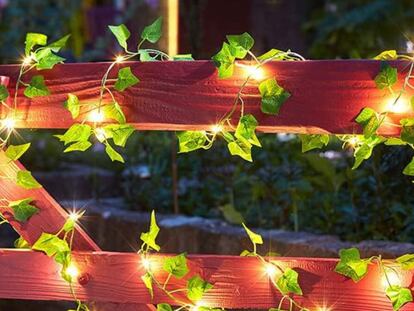 La guirnalda de hiedra artificial más bonita para el jardín.