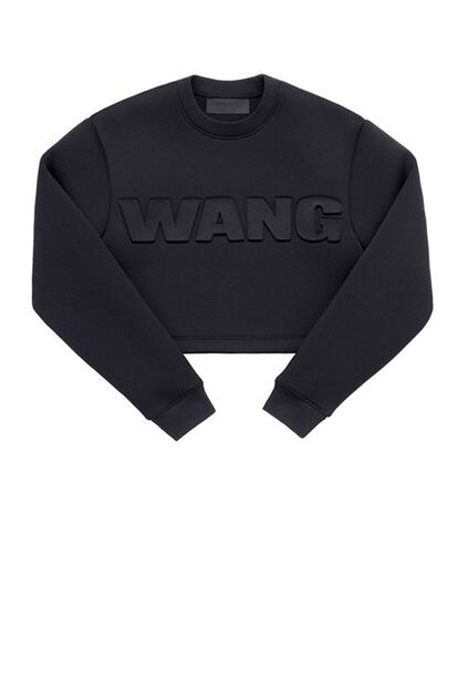 Sudadera cropped (49,99 euros).