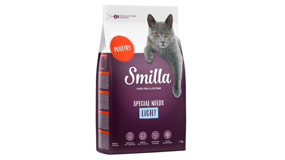 Pienso para gatos Smilla Light Adult.