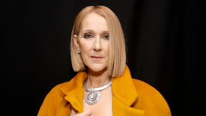 Céline Dion en los premios Grammy, el 4 de febrero de 2024 en Los Ángeles (California).