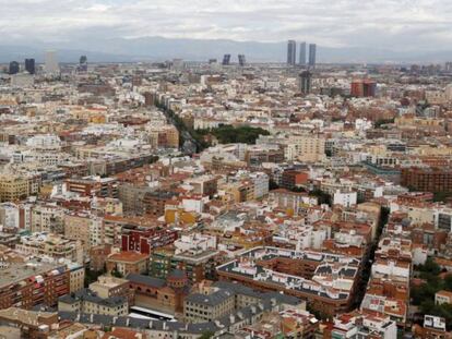 Vista panorámica de la capital desde Torrespaña, tomada en junio de 2012.