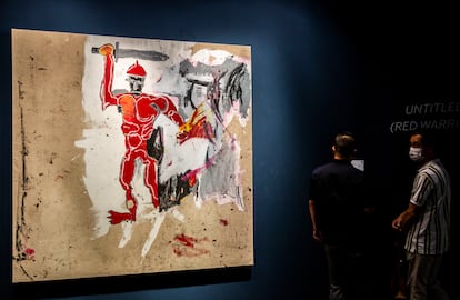 'Warrior', de Basquiat, la obra de un artista occidental más cara vendida en Asia, en Sotheby's en Hong Kong, en octubre.