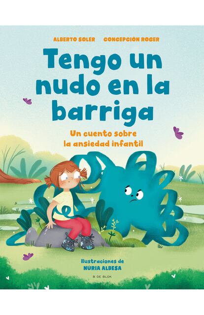 'Tengo un nudo en la barriga' es el libro que ha escrito Alberto Soler (Barcelona, 1966), junto a Concepción Roger, e ilustrado por Núria Albesa.