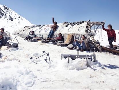 Una imagen de la película 'La sociedad de la nieve' del director Juan Antonio Bayona.