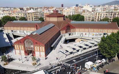 Mercado de Sant Antoni, rehabilitado recientemente.