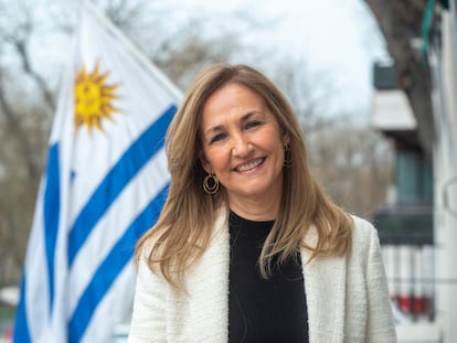 Ana Teresa Ayala Barrios, embajadora del Uruguay en España, en sede oficial en Madrid.