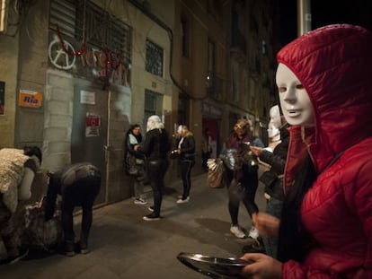Manifestación de prostitutas contra de las políticas de Trias.