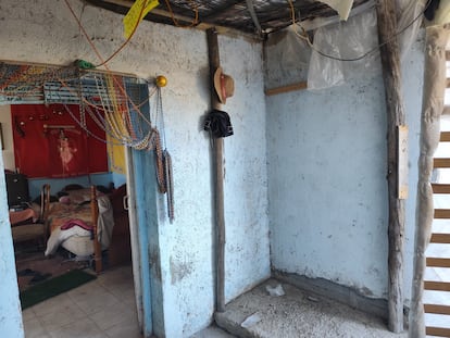 Infravivienda en la que viven trabajadores de los invernaderos en el término municipal de Níjar (Almería), incluida en un informe del Servicio Jesuita a Migrantes.